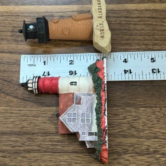 Vintage Lighthouse Magnets Set Of 4 - Picture 6 of 6